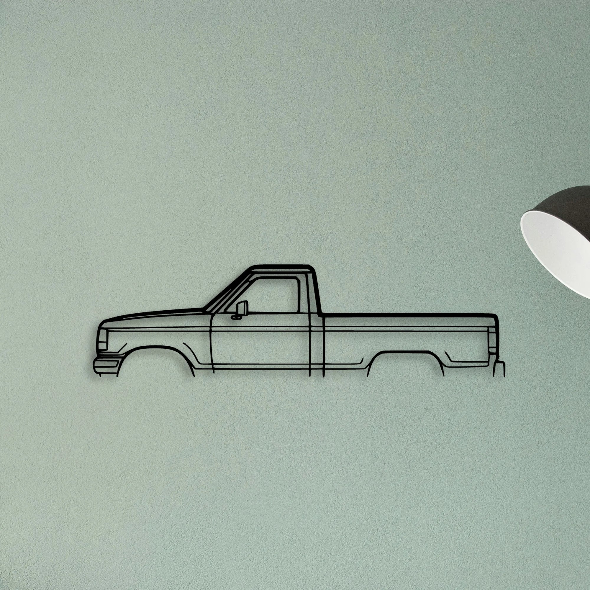 Ranger 1992 Classic Silhouette Metal Wall Art - Tinvibe