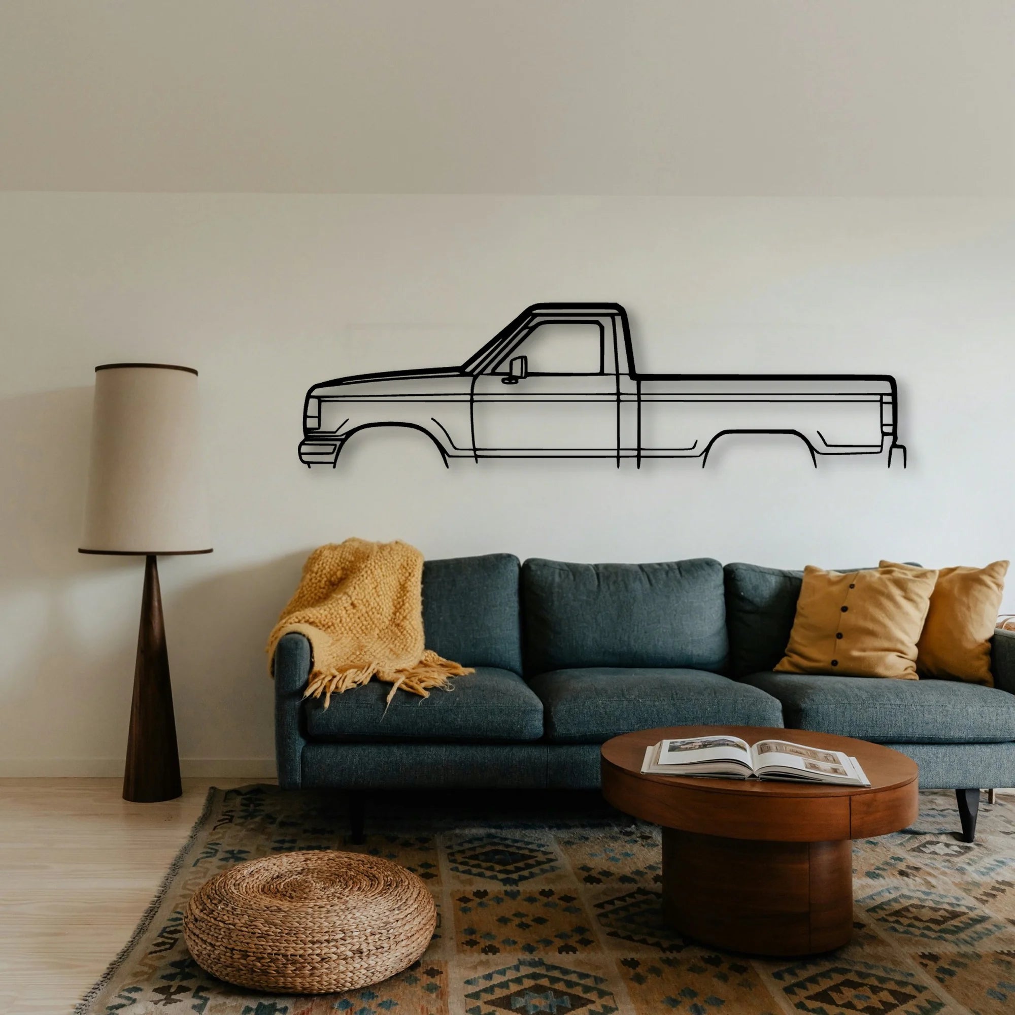 Ranger 1992 Classic Silhouette Metal Wall Art - Tinvibe