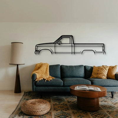 Ranger 1992 Classic Silhouette Metal Wall Art - Tinvibe