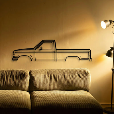 Ranger 1992 Classic Silhouette Metal Wall Art - Tinvibe