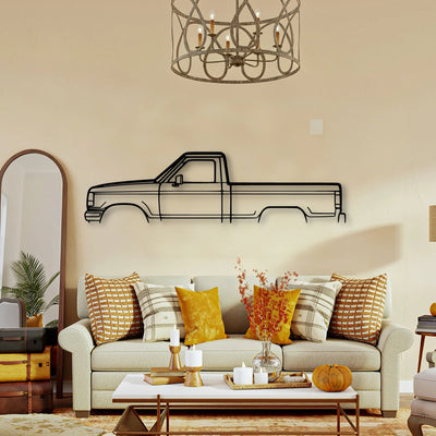 Ranger 1992 Classic Silhouette Metal Wall Art - Tinvibe