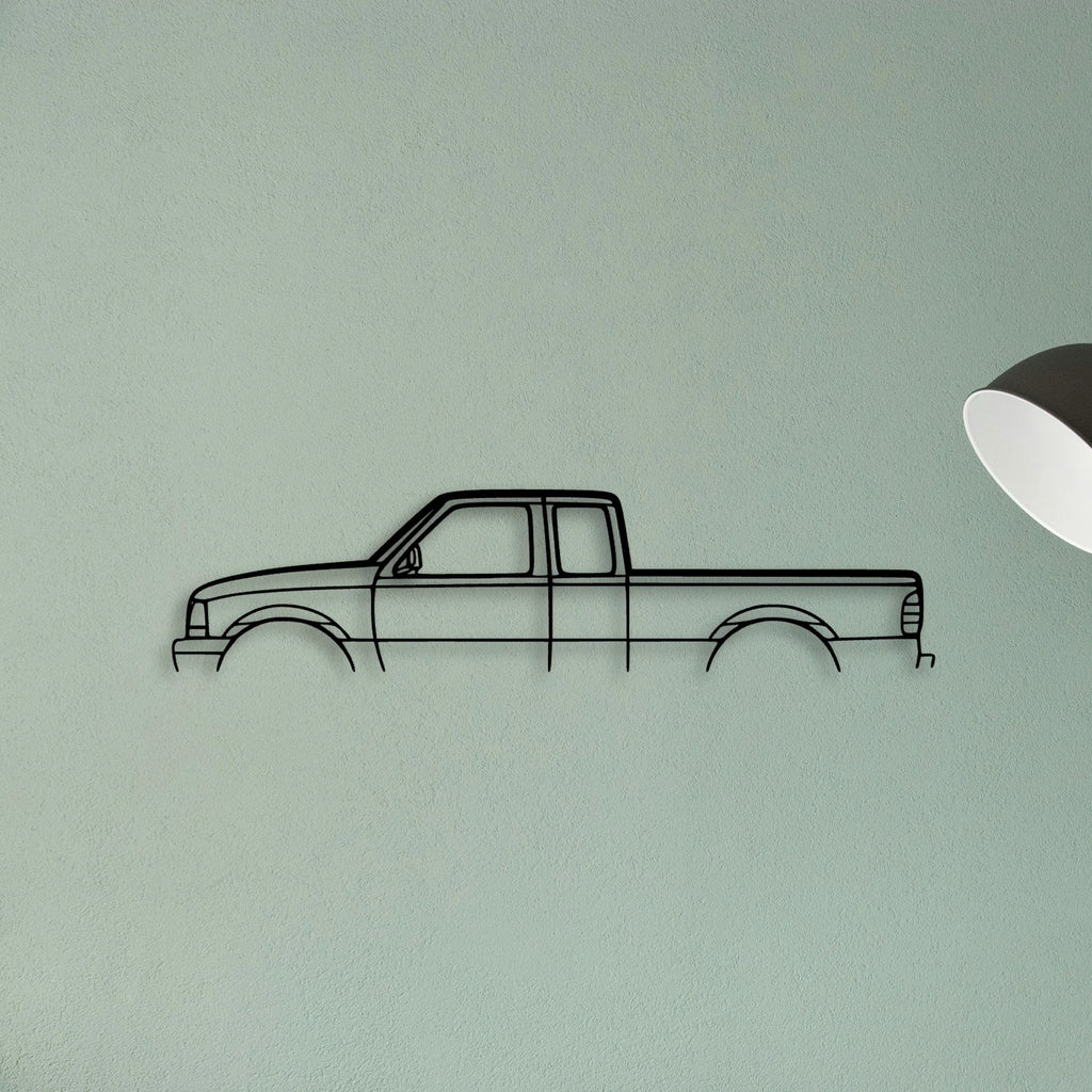 Ranger 2003 Classic Silhouette Metal Wall Art - Tinvibe