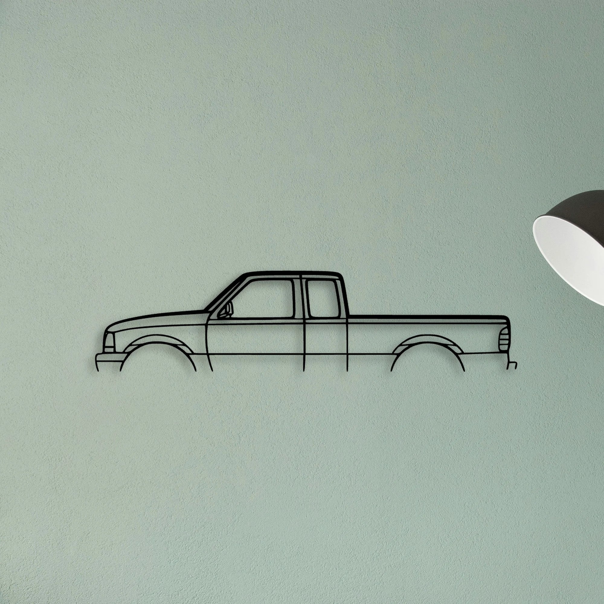 Ranger 2003 Classic Silhouette Metal Wall Art - Tinvibe