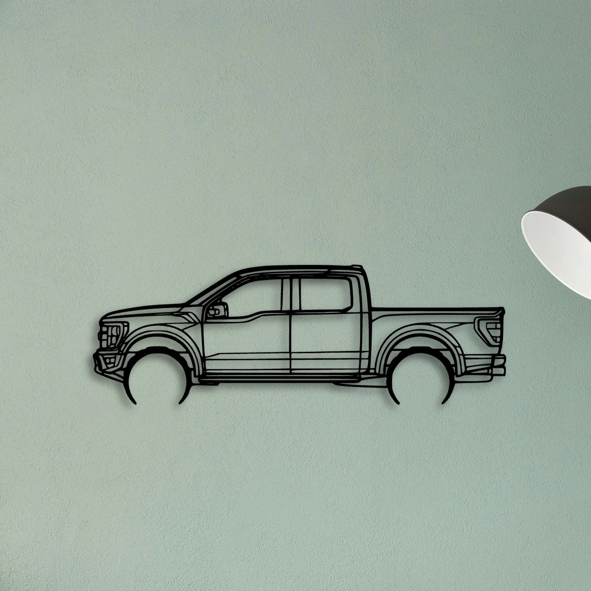 Raptor 2022 Classic Silhouette Metal Wall Art - Tinvibe