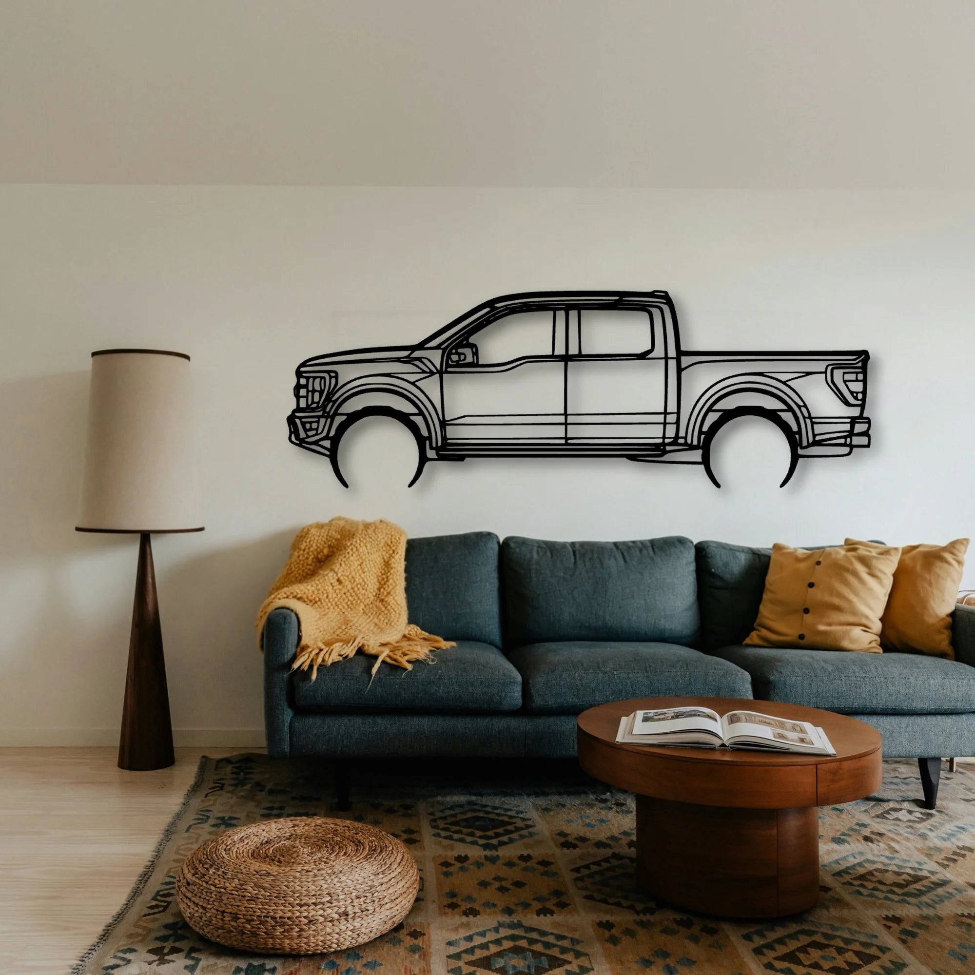Raptor 2022 Classic Silhouette Metal Wall Art - Tinvibe