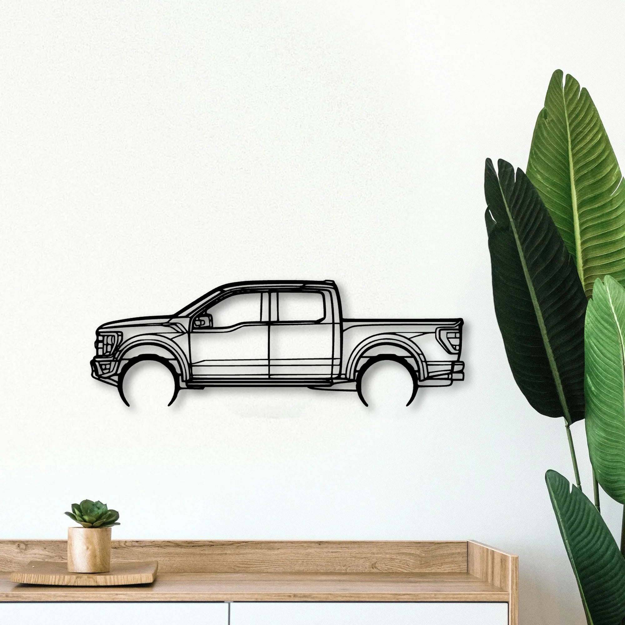 Raptor 2022 Classic Silhouette Metal Wall Art - Tinvibe
