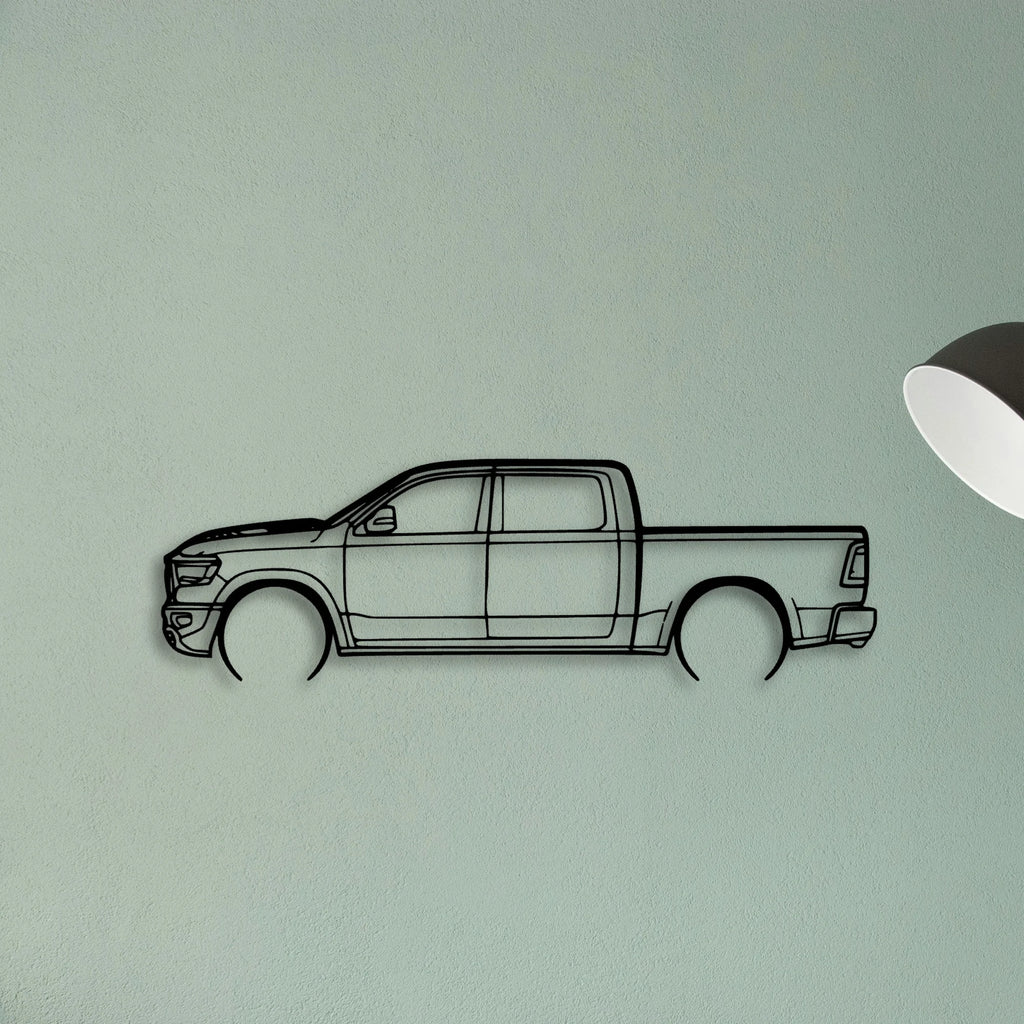 Rebel Classic Silhouette Metal Wall Art - Tinvibe