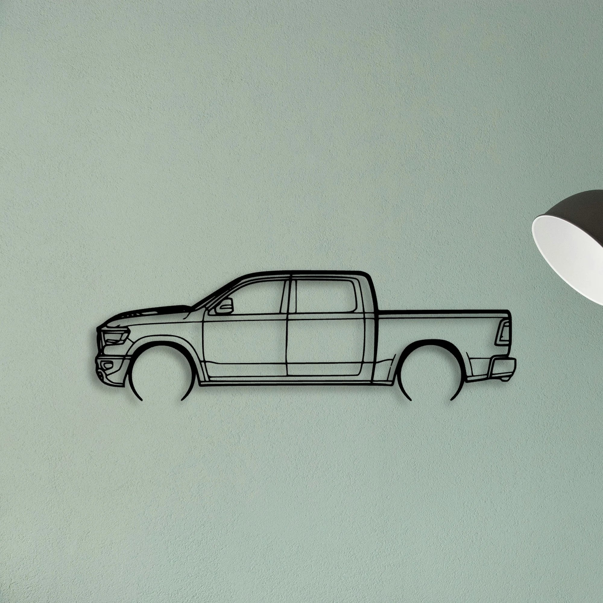 Rebel Classic Silhouette Metal Wall Art - Tinvibe