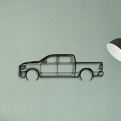 Rebel Classic Silhouette Metal Wall Art - Tinvibe