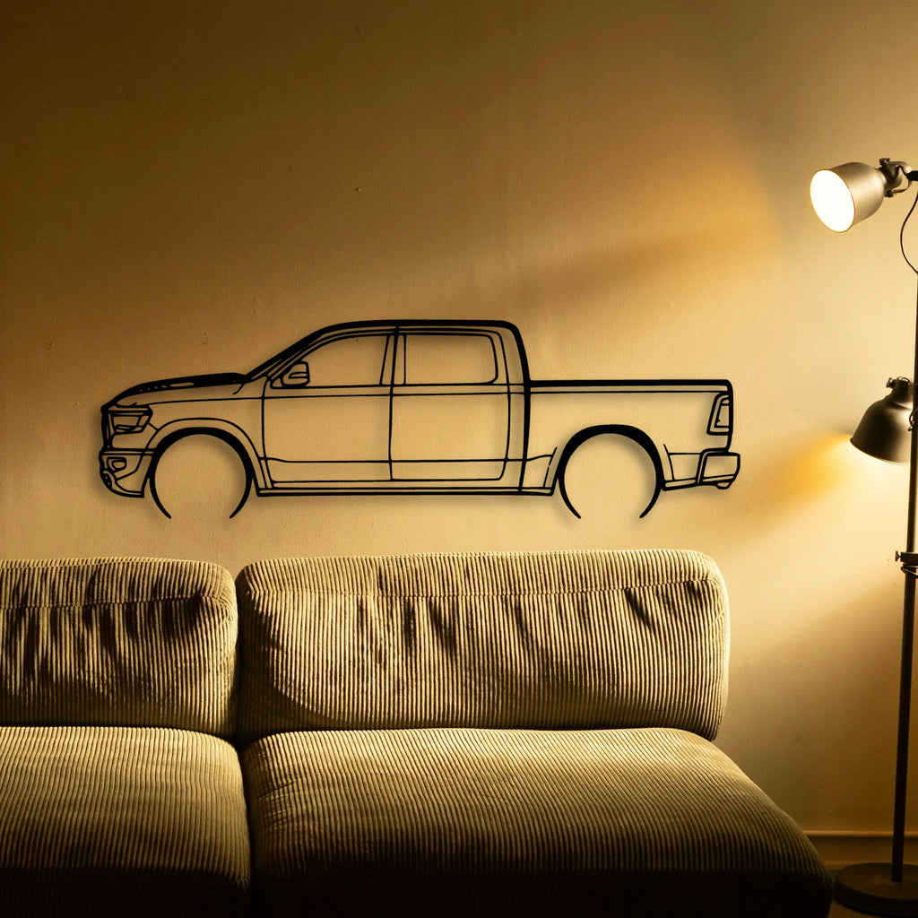 Rebel Classic Silhouette Metal Wall Art - Tinvibe