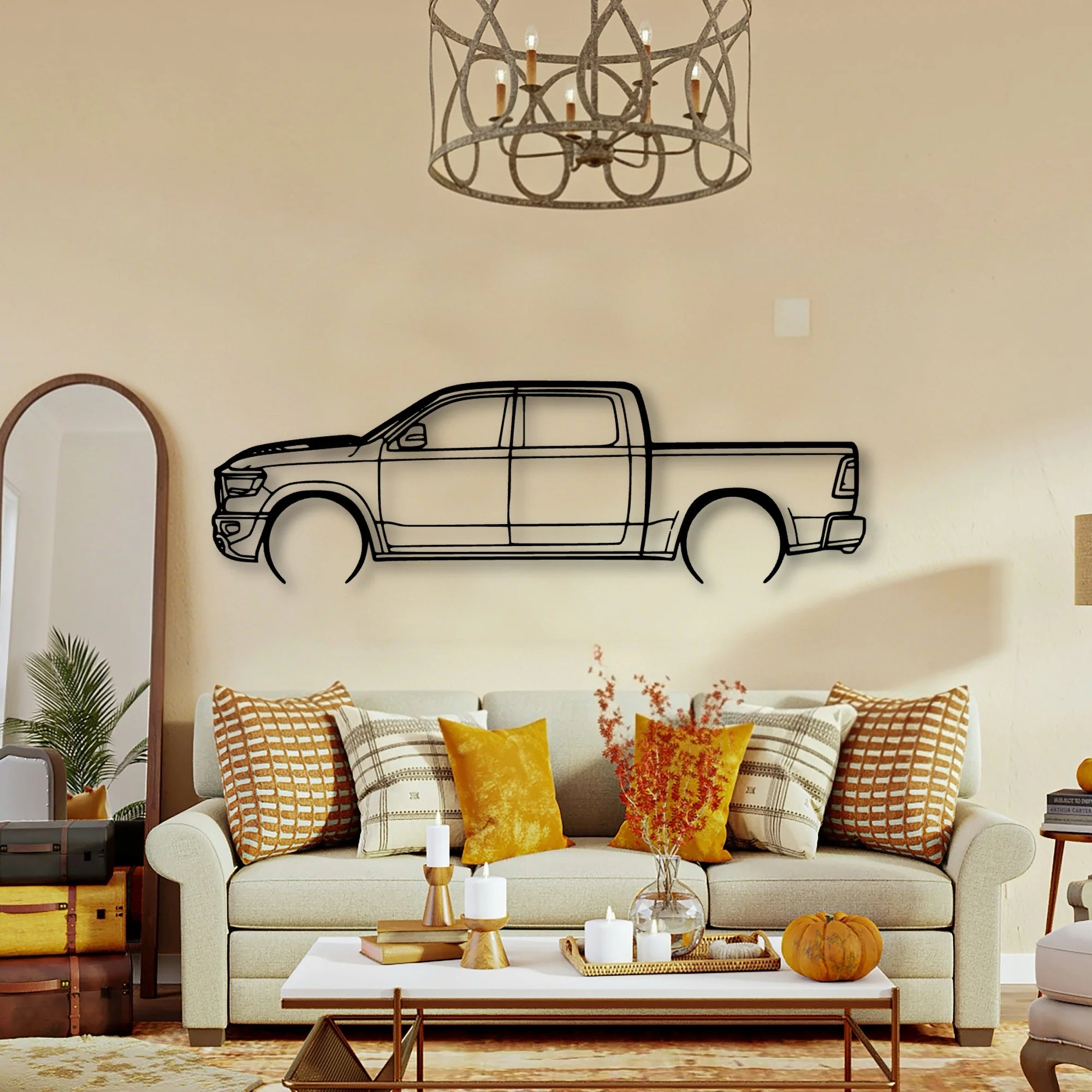 Rebel Classic Silhouette Metal Wall Art - Tinvibe