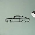 Rekord C 1970 Classic Silhouette Metal Wall Art - Tinvibe