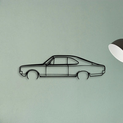 Rekord C 1970 Classic Silhouette Metal Wall Art - Tinvibe