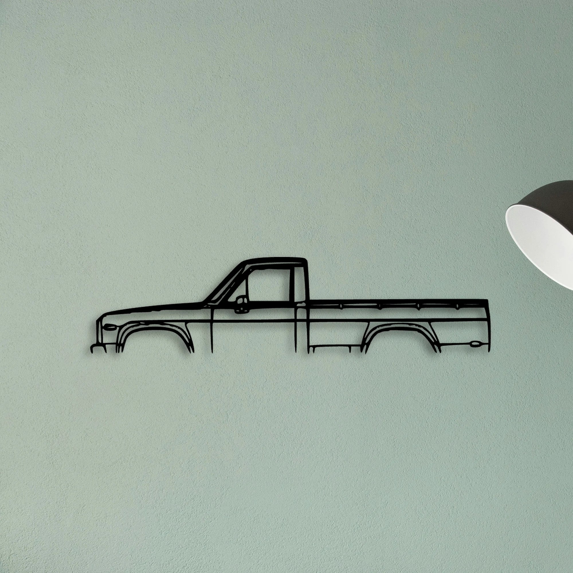 Repu 1974 Classic Silhouette Metal Wall Art - Tinvibe