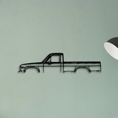 Repu 1974 Classic Silhouette Metal Wall Art - Tinvibe