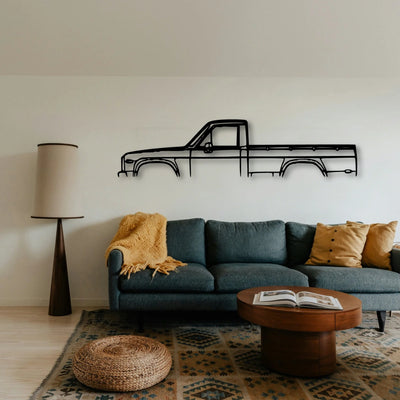 Repu 1974 Classic Silhouette Metal Wall Art - Tinvibe
