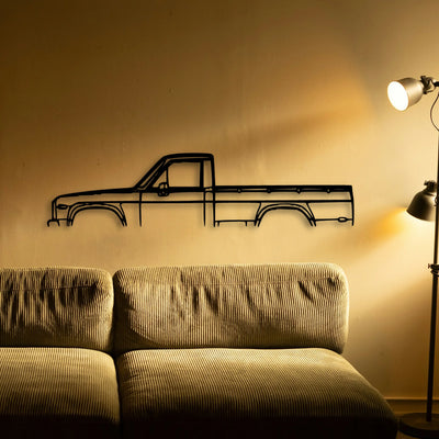 Repu 1974 Classic Silhouette Metal Wall Art - Tinvibe