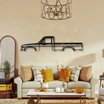 Repu 1974 Classic Silhouette Metal Wall Art - Tinvibe