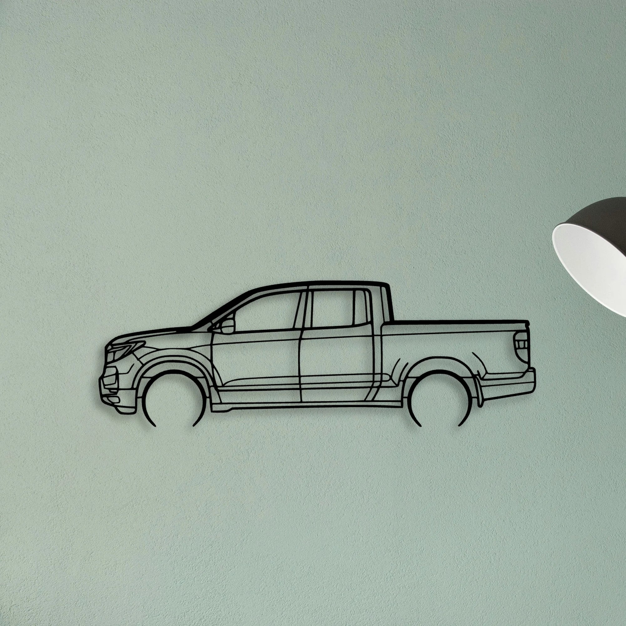 Ridgeline 2022 Classic Silhouette Metal Wall Art - Tinvibe