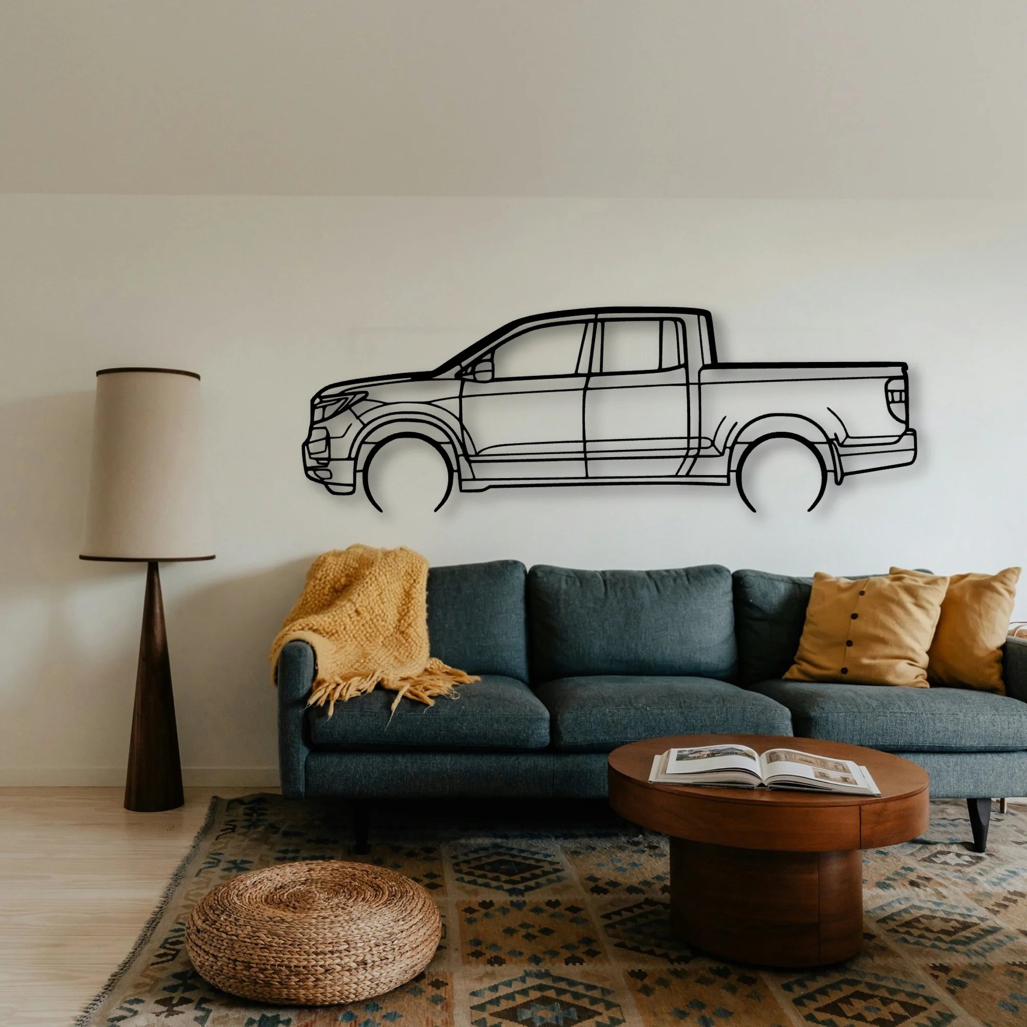 Ridgeline 2022 Classic Silhouette Metal Wall Art - Tinvibe