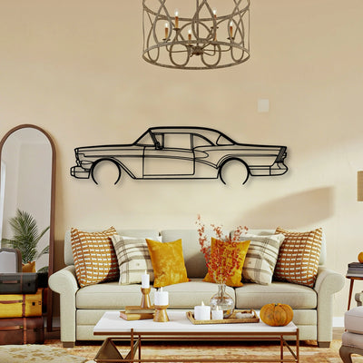 RIV 1957 Classic Silhouette Metal Wall Art - Tinvibe
