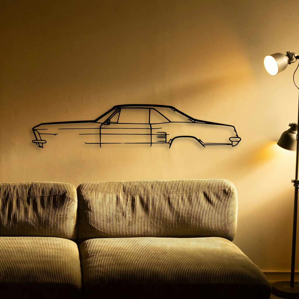 RIV 1964 Classic Silhouette Metal Wall Art - Tinvibe