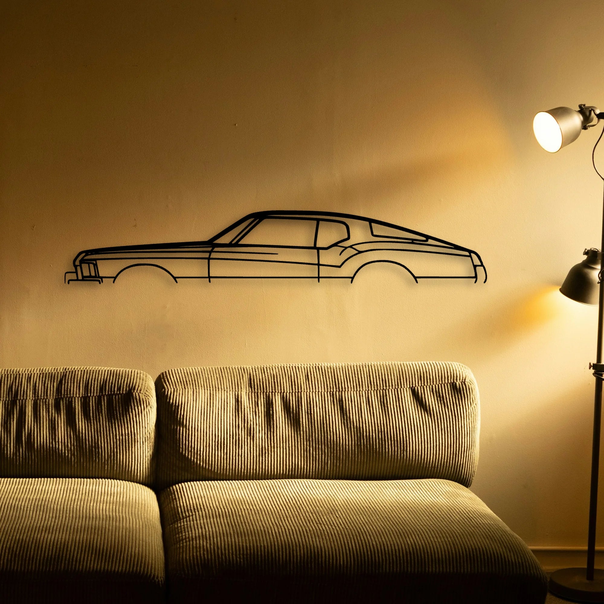RIV 1973 Classic Silhouette Metal Wall Art - Tinvibe