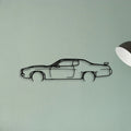 Road Runner 1974 Classic Silhouette Metal Wall Art - Tinvibe