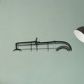 Roadster 1932 2 Classic Silhouette Metal Wall Art - Tinvibe