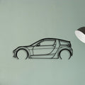 Roadster 2004 Classic Silhouette Metal Wall Art - Tinvibe
