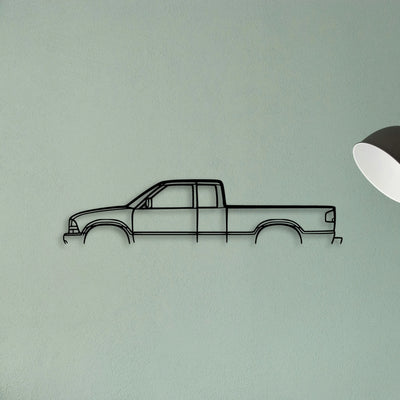 S10 2001 Classic Silhouette Metal Wall Art - Tinvibe