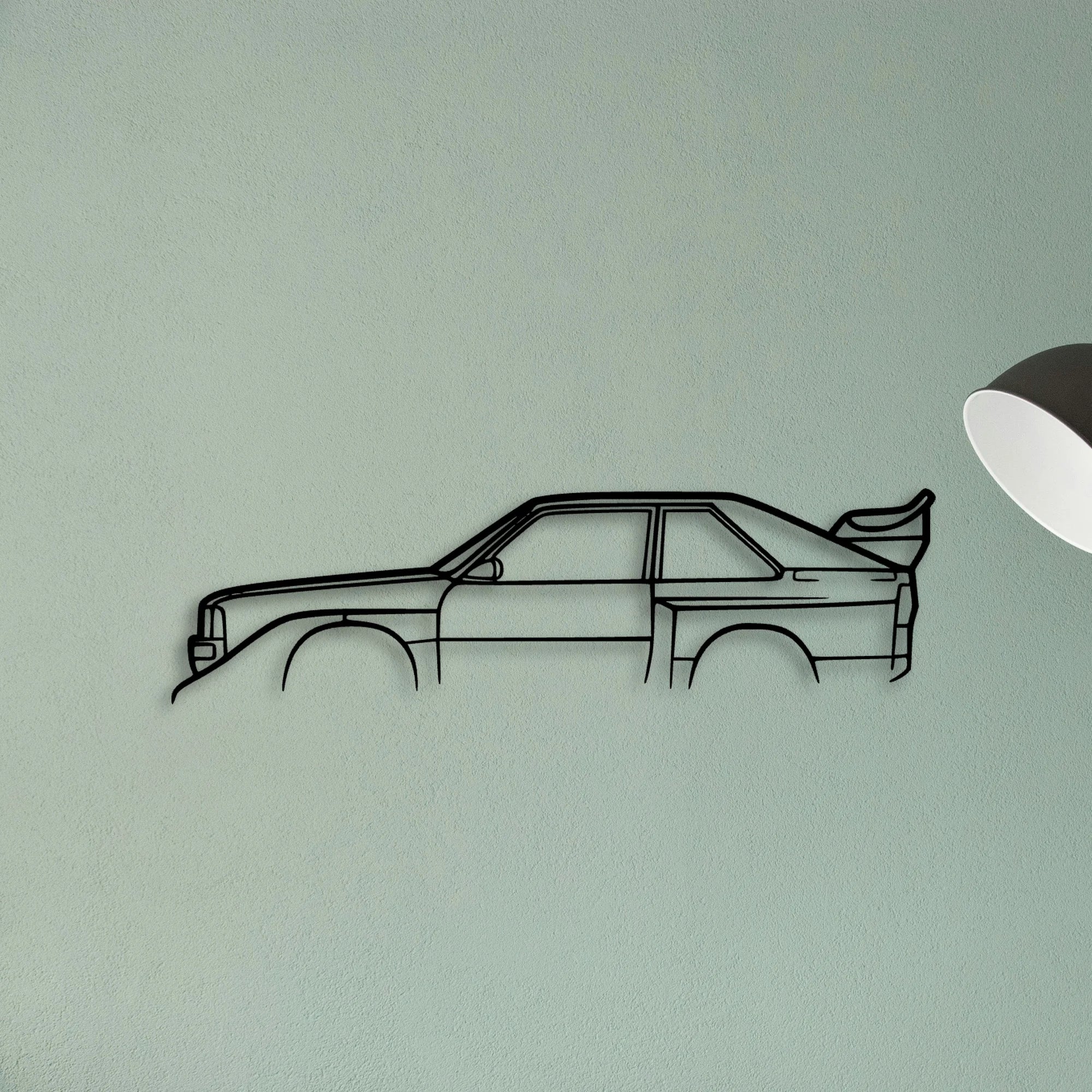 S1 Classic Silhouette Metal Wall Art - Tinvibe