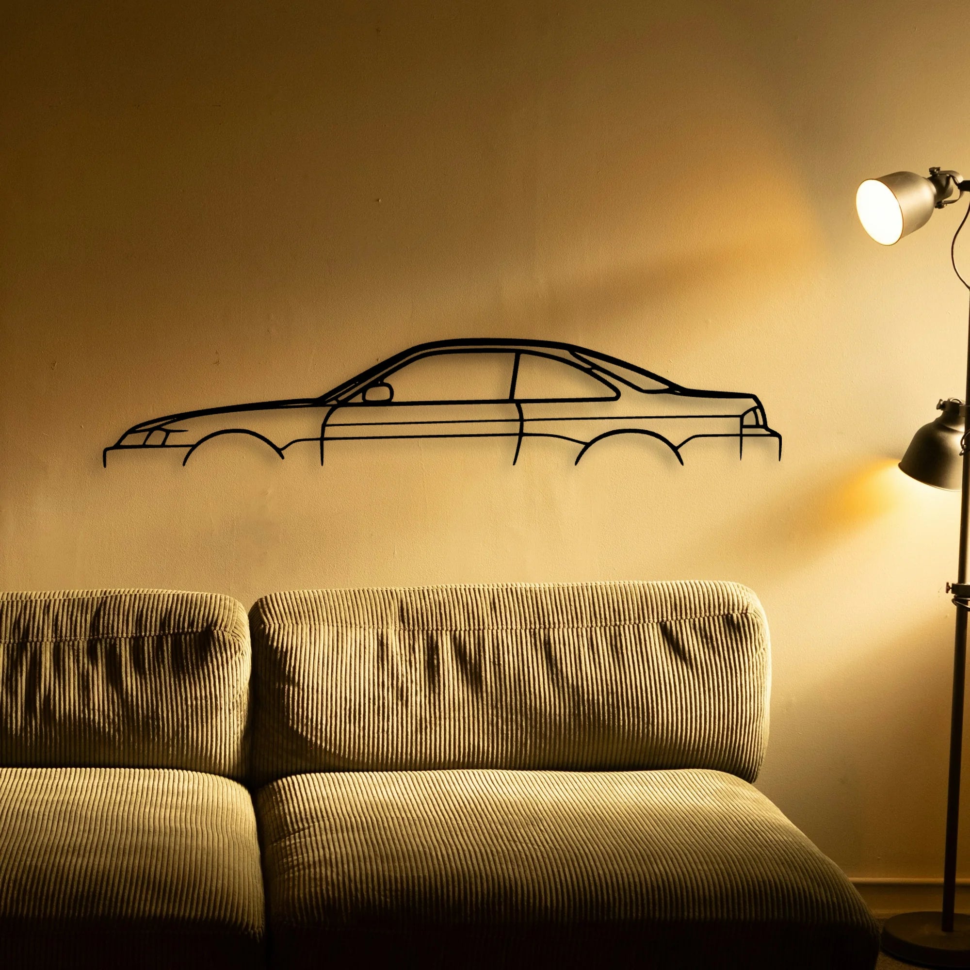 S14 1997 Classic Silhouette Metal Wall Art - Tinvibe