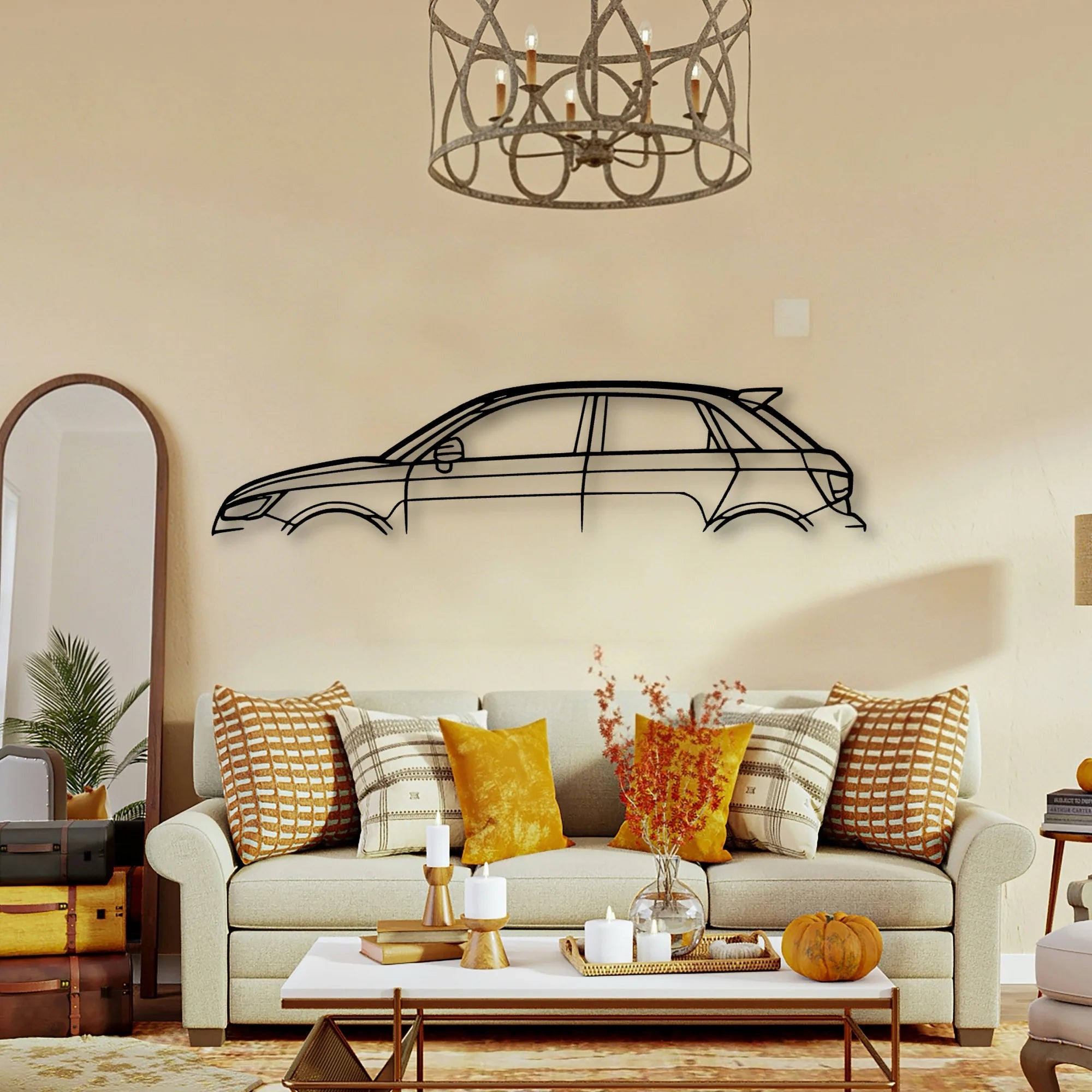 S1 2016 Classic Silhouette Metal Wall Art - Tinvibe