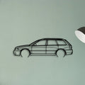 S4 Avant B5 2 Classic Silhouette Metal Wall Art - Tinvibe