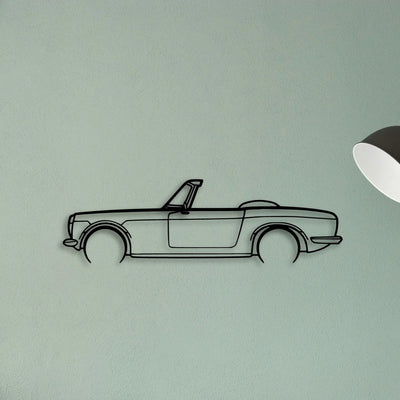 S600 1965 Classic Silhouette Metal Wall Art - Tinvibe
