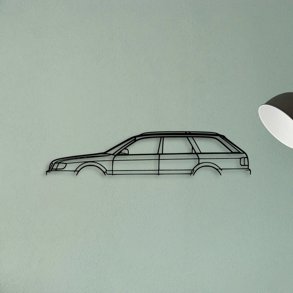 S6 C4 1996 Classic Silhouette Metal Wall Art - Tinvibe