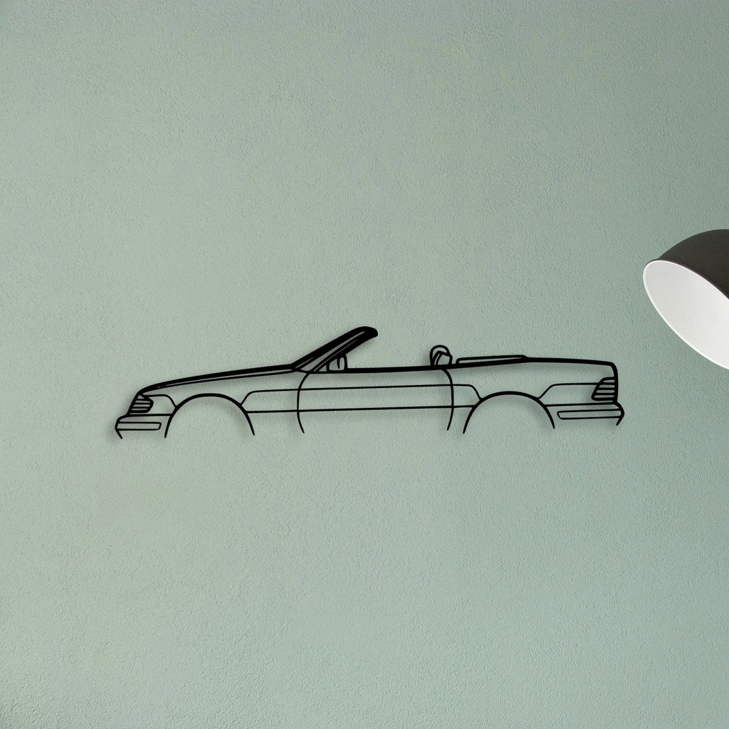 SL Class R129 Classic Silhouette Metal Wall Art - Tinvibe