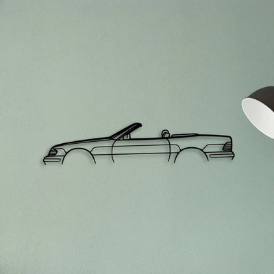 SL Class R129 Classic Silhouette Metal Wall Art - Tinvibe