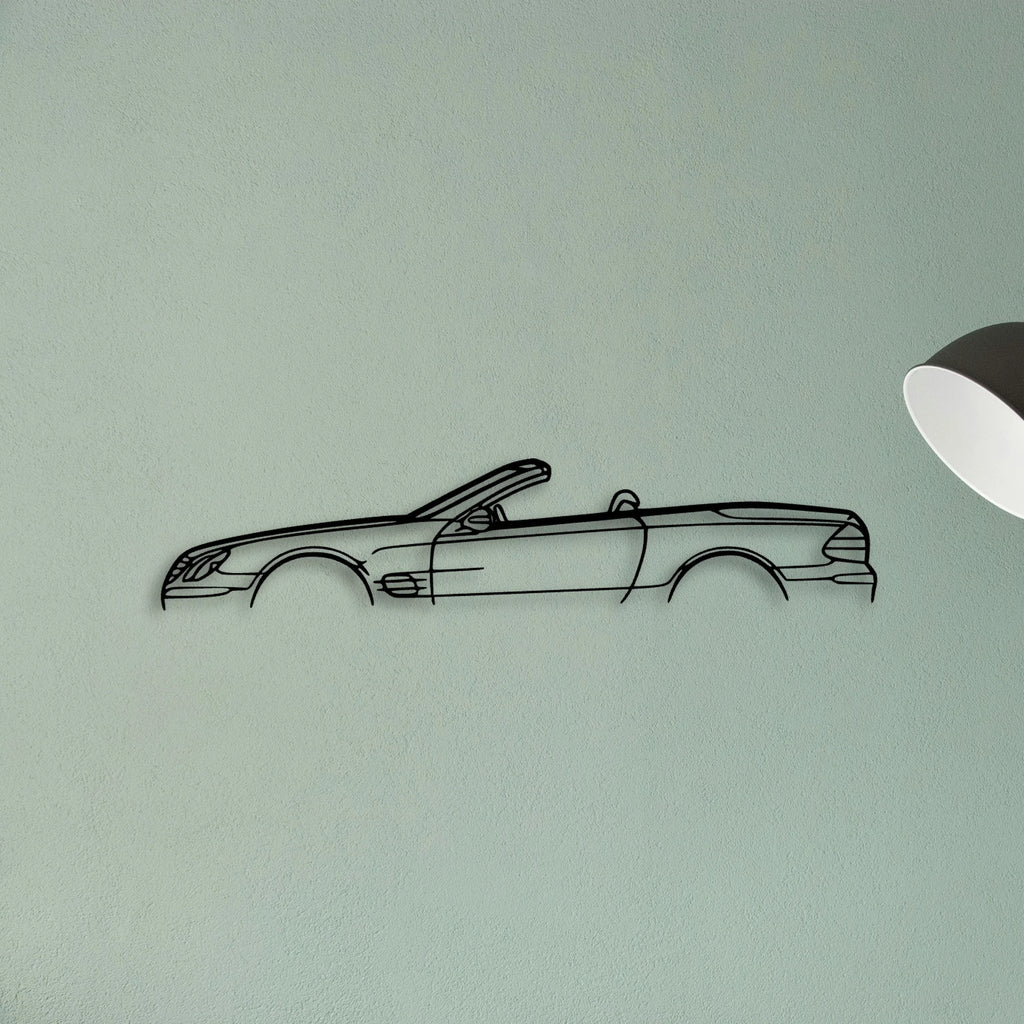 SL55 2007 Classic Silhouette Metal Wall Art - Tinvibe