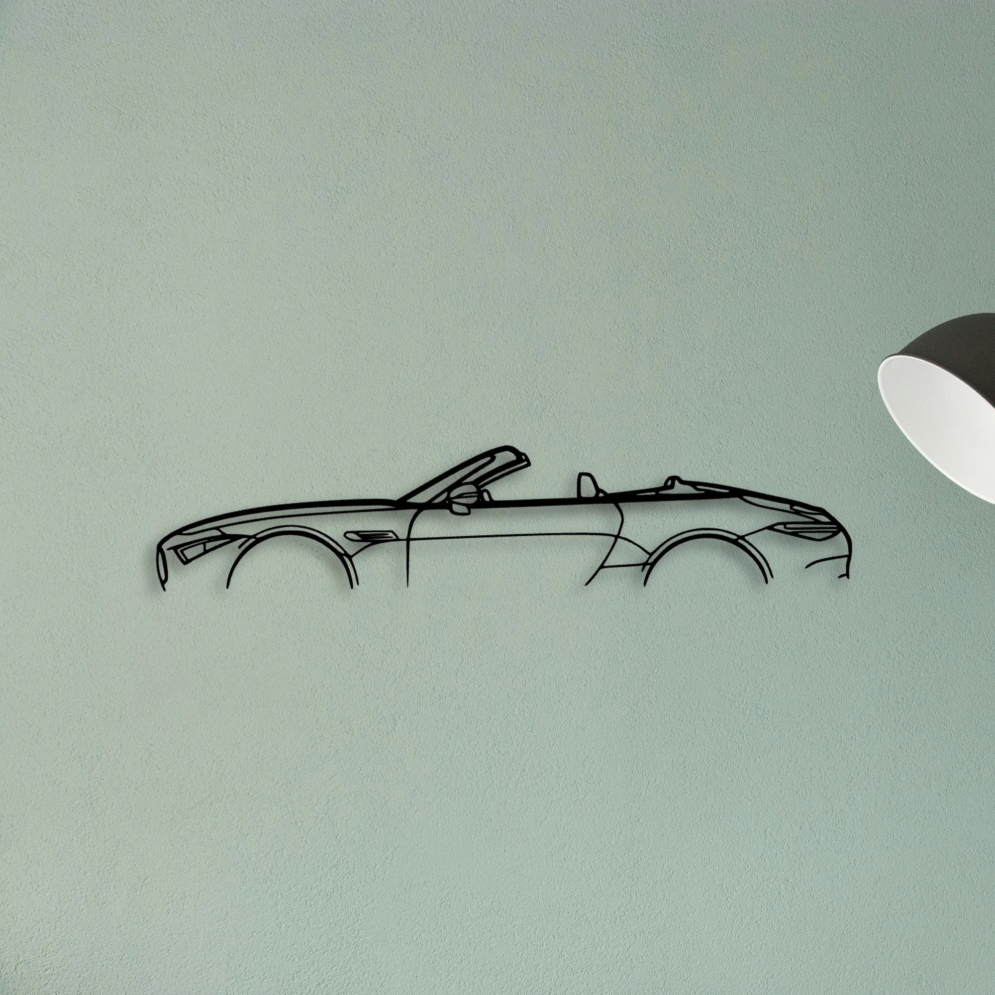 SL63 AMG 2022 Classic Silhouette Metal Wall Art - Tinvibe