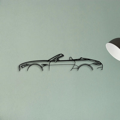 SL63 AMG 2022 Classic Silhouette Metal Wall Art - Tinvibe