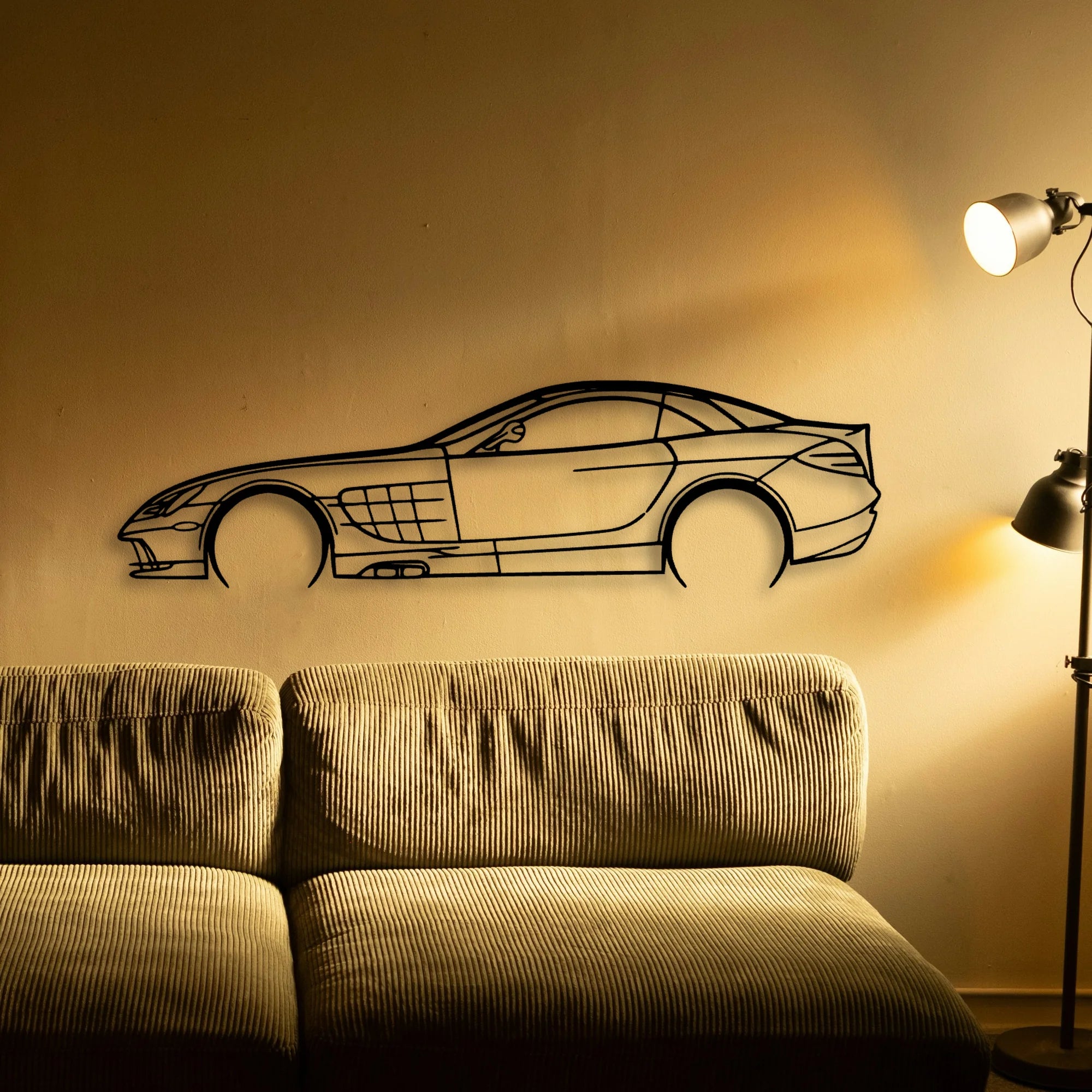 SLR 2008 Classic Silhouette Metal Wall Art - Tinvibe