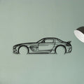 SLS AMG Black Series Classic Silhouette Metal Wall Art - Tinvibe