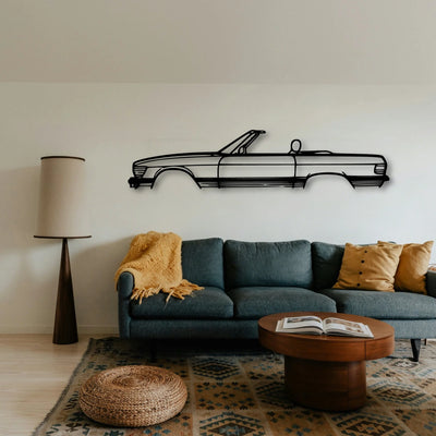 SL 1986 Classic Silhouette Metal Wall Art - Tinvibe
