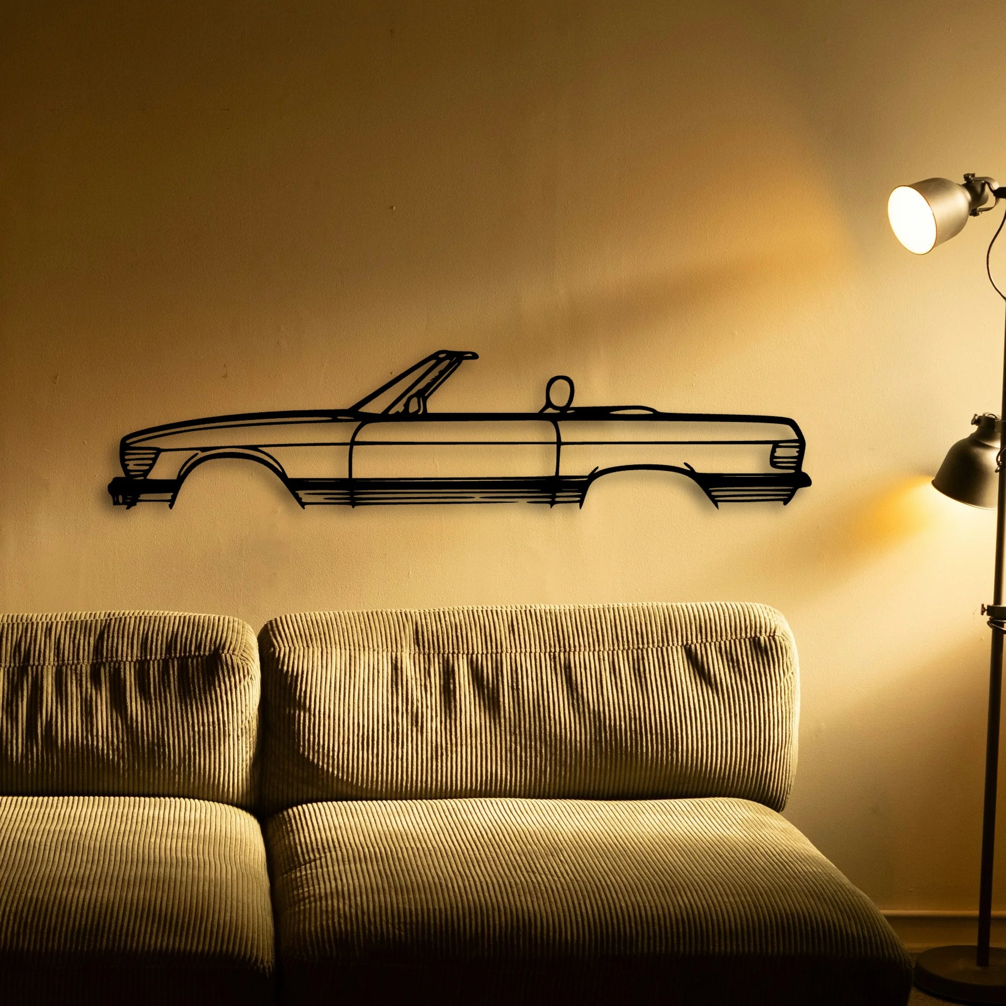 SL 1986 Classic Silhouette Metal Wall Art - Tinvibe