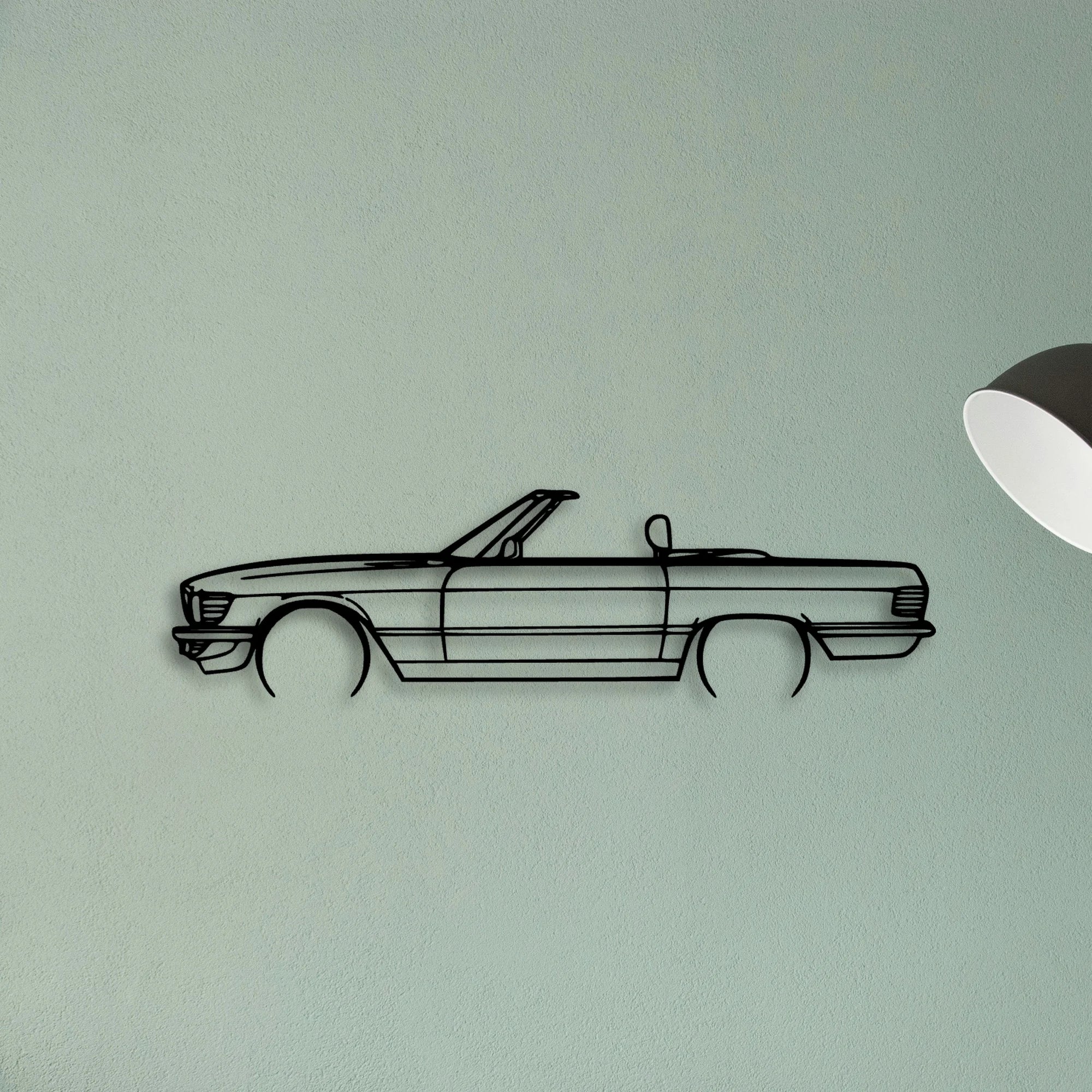 SL 1987 Classic Silhouette Metal Wall Art - Tinvibe
