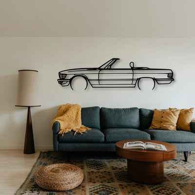 SL 1987 Classic Silhouette Metal Wall Art - Tinvibe