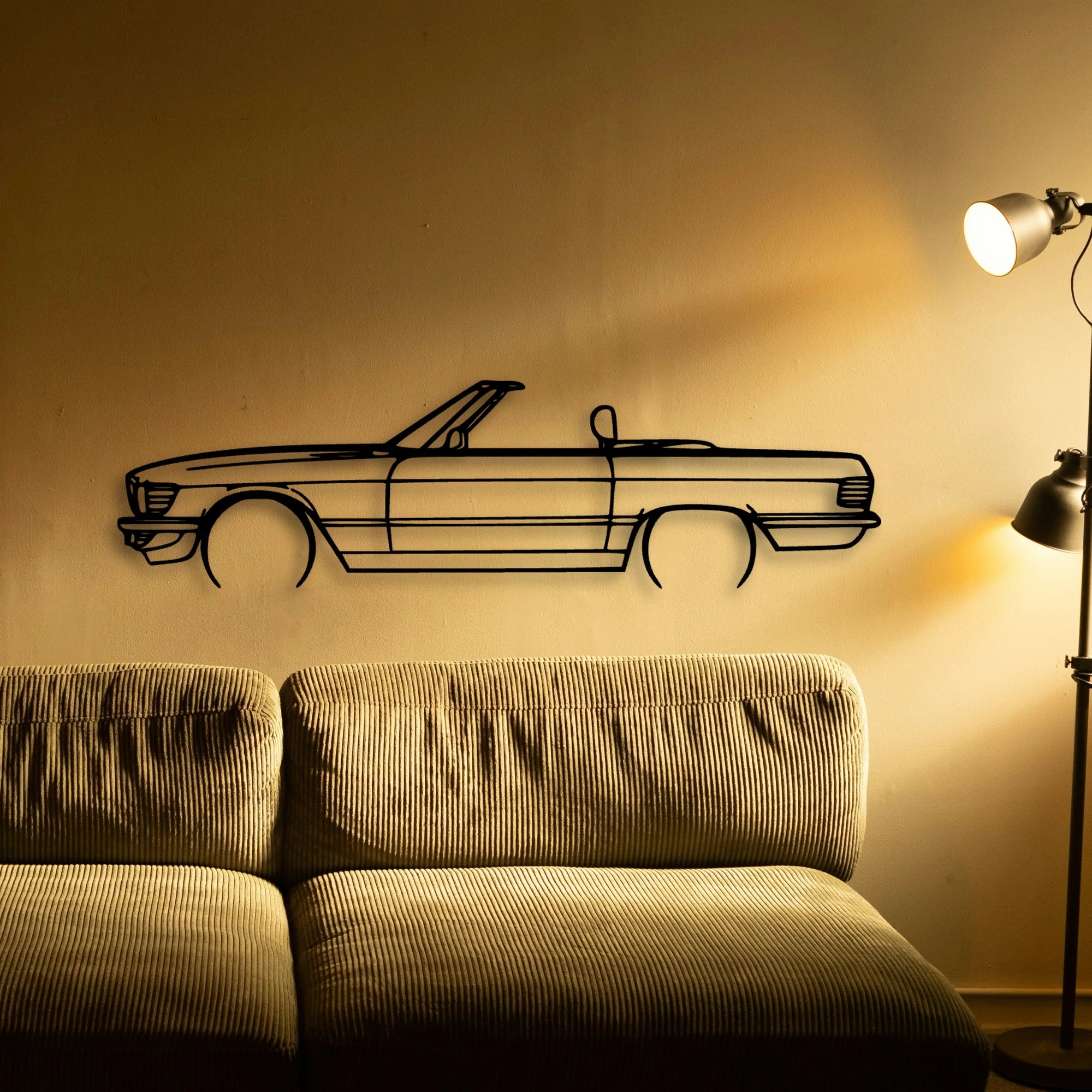 SL 1987 Classic Silhouette Metal Wall Art - Tinvibe