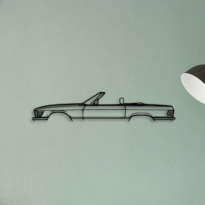SL 560 1988 Classic Silhouette Metal Wall Art - Tinvibe